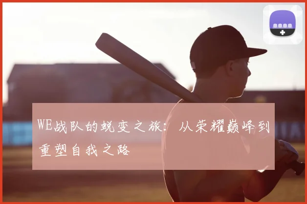 WE战队的蜕变之旅:从荣耀巅峰到重塑自我之路